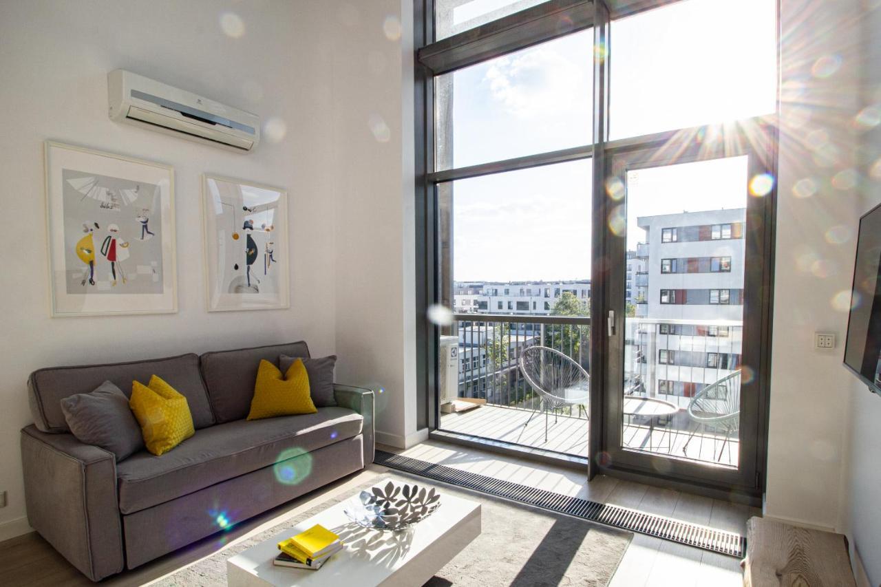 Qbik Loft Modern Apartment Varsovia Exterior foto