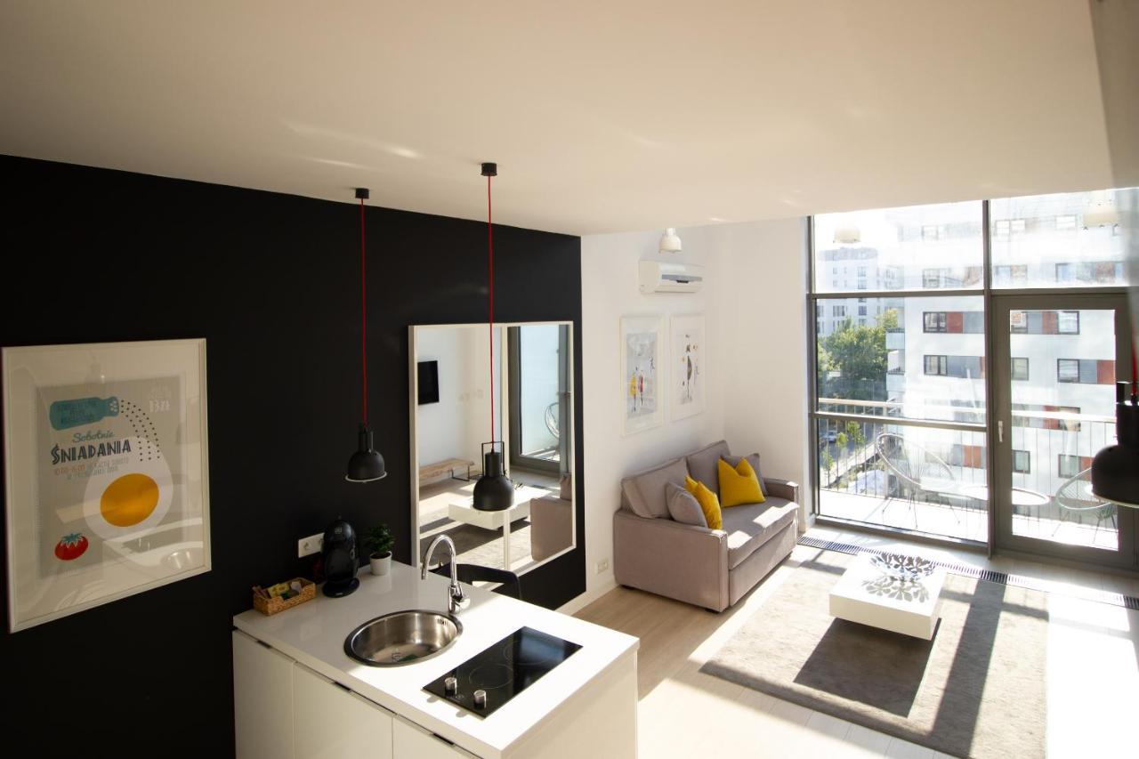 Qbik Loft Modern Apartment Varsovia Exterior foto
